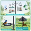 Bird Feeder Pole 92 Inch Heavy Duty Bird House Pole