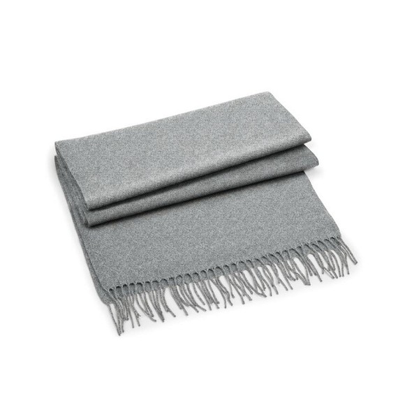 Beechfield B500 Classic Woven Scarf - Heather Grey