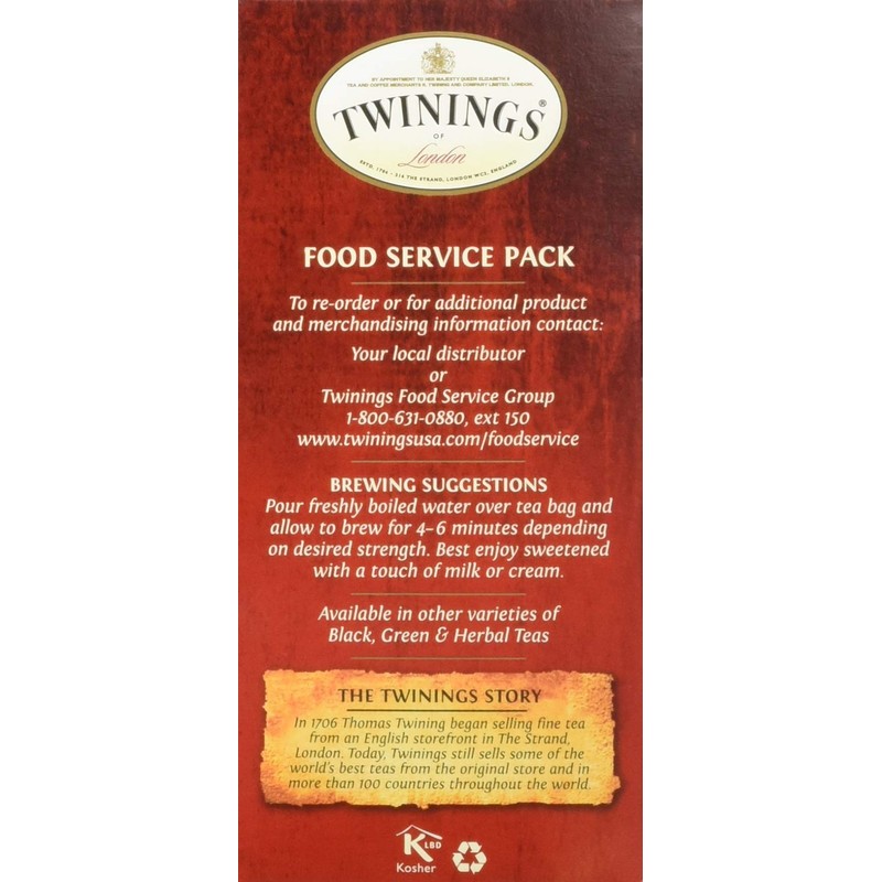 Twinings Chai, 25 Count (Pack of 6)