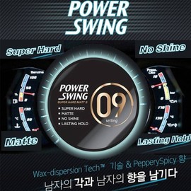 H Plus Mall TBZ BTM Mise en Scene Power Swing Hair Wax 09 80g Hair Care Wax Hair Management Hair Wax Strong Wax / 에이치플러스몰 TBZ BTM 미장센 파워스윙 헤어 왁스09 80g 머리케어 왁스 머리관리 헤어왁스 스트롱왁스