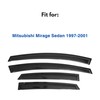 IG Window Visor for Mitsubishi Mirage Sedan 1997-2001, Rain Guard