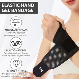 Pluvyze 2 Pcs Sehnenscheidenentzündung Bandage Handgelenk Sehnenscheidenentzündung Karpaltunnel Bandage Handgelenk Bandagen