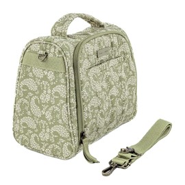JuJuBe x Sazan Hendrix - New Insulated Bottle Bag, Breastmilk Storage Bag for Baby Bottles, Travel Waterproof Insulated Lunch or Cooler Bag for Nursing, Milk, Snacks, Paisley Floral, Mother's Day Gift
