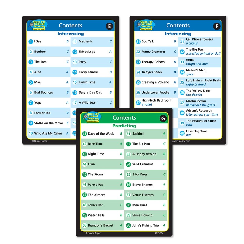Super Duper Publications | Clues for Critical Thinking Secret Decoder