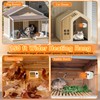 FHTONGE Outdoor Dog House Heater with Thermostat, 200/400W Pet House