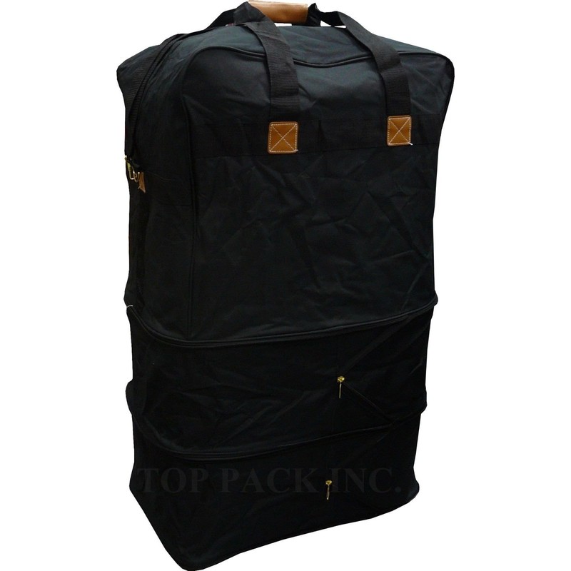 40 Rolling Wheeled Duffle Bag Spinner Suitcase Luggage Expandable