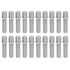 KIMISS Wheel Stud Kit, 20 Pcs Extended Wheel Stud 58mm Wheel Conversion Bolts Studs Adapter 41mm Shank Length (M14x1.25-M12x1.5)