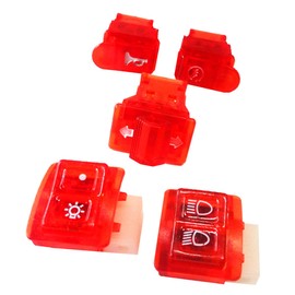 Piece of peace product Honda Dio Switch Set AF 27 28 34 35 62 68 18 24 25 28 (AF 18 24 25 28 Red)