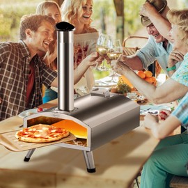 PolarcoForgeco XT-PON003-ZLL Outdoor Pizza Oven, Silver