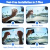 UNIFAMILY Traffic Light Fresnel Lens, Car Window Traffic Light Viewer