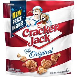 Cracker Jack Original Caramel Coated Popcorn and Peanuts 8.5 Oz. [Pack of 6]