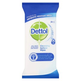 Dettol Anti - Bacterial Cleansing Surface, 30 Wipes