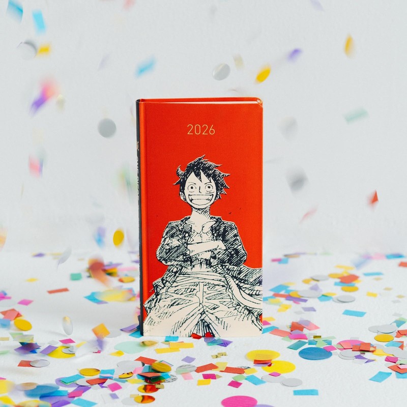 Nihon Notebook, 2026 Weeks, English Edition, One Piece Magazine, Luffy