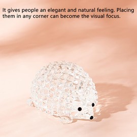 Tzstz Small Cute Crystal Hedgehog Crystal Hedgehog