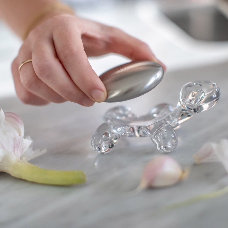 Amanda Stainless Steel Soap with Holder