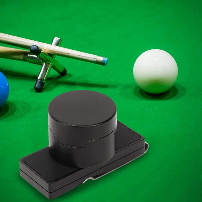 Daiilg Billiard Cue Chalk Case, Magnetic Wear Resistance Round Pool