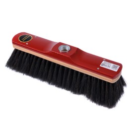 BawiTec 30 cm Horsehair Broom Indoor Broom Lacquered with Thread Insert Household Broom Broom