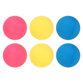 Keenso 6pcs/set ping pong training ball, ABS plastic ball, table tennis balls, for ping pong training sports, great elasticity, excellent bounce, for adults and children, all level players.