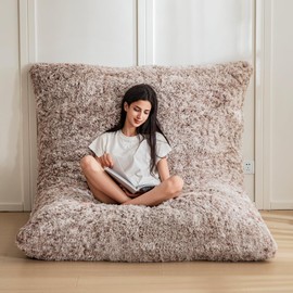 MAXYOYO 3 in 1 Bean Bag Chair, Giant Bean Bag Sofa Bed, Floor Mattress with High-Density Foam Filling, Bean Bag Chair for Adult Full Size