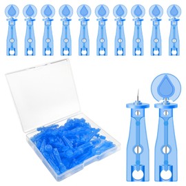WELANE Blackhead Blemish Remover, 50 PCS Disposable Acne Pimple Whitehead Popper Needle Face Beauty Tool for Beauty Salon, Home Use