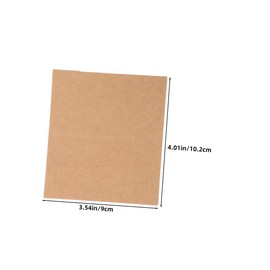 iplusmile 100pcs Blank Name Place Cards for Table Setting Versatile Tent Cards for Weddings Showers Birthdays and Events Brown