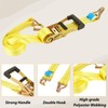 4 Set Heavy Duty Car Trailer Tie Down Straps -