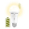 GE Lighting LED+ Backup Battery Light Bulb, Rechargeable, Soft White,