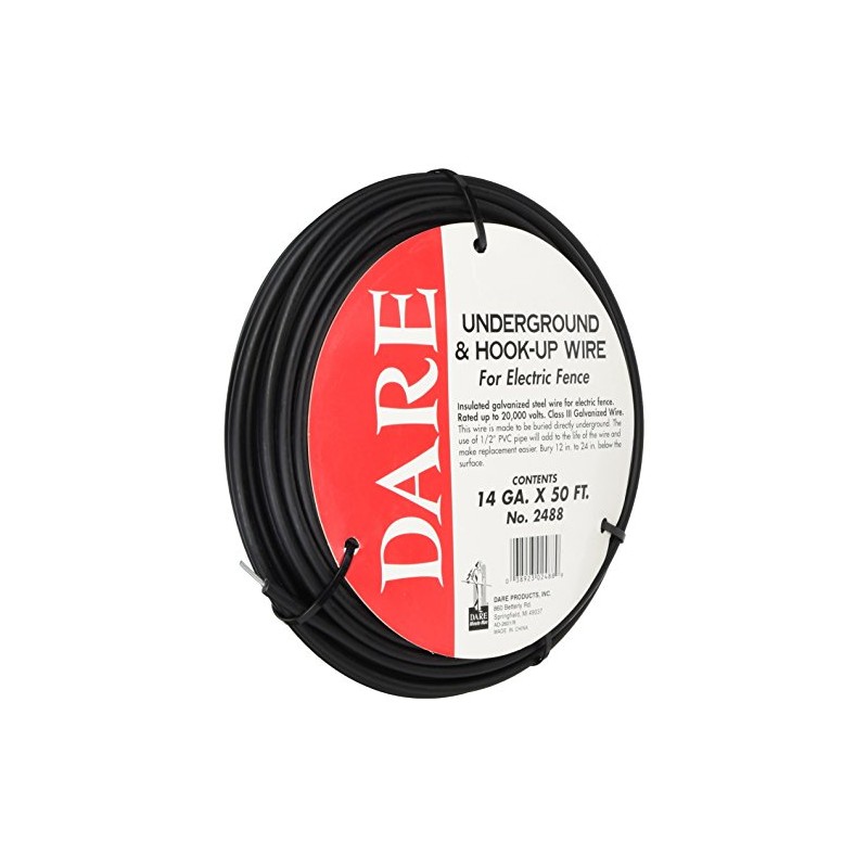 Dare Underground Double Insulated Hook-Up Wire 14GA X 50FT, NO.2488