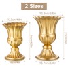 Sziqiqi Gold Flower Arrangements Vase for Wedding Table Centerpiece -