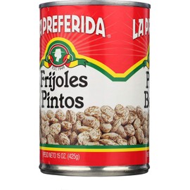 La Preferida Canned Pinto Beans (Ready-to-Eat, Plant-Based Protein) – A True Pantry Staple: Use in Soups, Salads or Homemade Refried Beans, 7g Protein & 6g Fiber, 15oz. (Pack of 3)