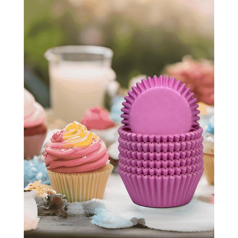Gcardist Standard 300-Count Cupcake Liners Cupcake Cups Food Grade Solid