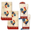 Arquiel Farmhouse Rooster Kitchen Towels and Oven Mitts Set 4Pcs,