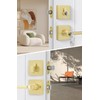 Goldenwarm Gold Exterior Door Lock Set with Deadbolt, Zinc Alloy