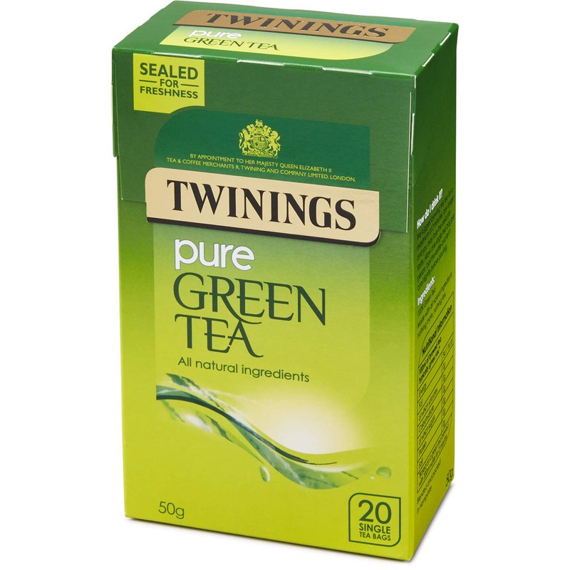 Twinings Pure Green Tea , 20 tea bags, 50g