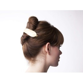 Ficcare Maximas Hair Clip Honey Marble - size Small