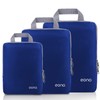 Eono Compression Packing Cubes, Luggage Organiser Set, Extensible Suitcase Organiser,