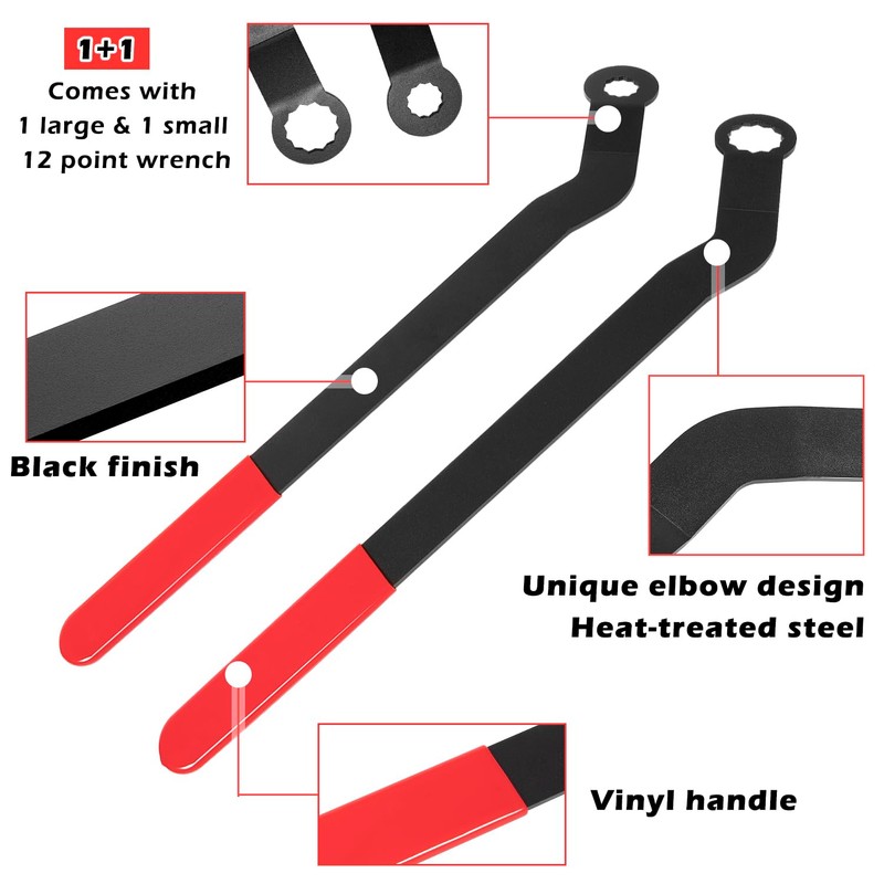 2 Pack 1016 Serpentine Belt Tensioner Tool Set Fit for