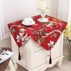Topwon Bedside Tablecloth Rustic Table Cover for Nightstand End Table
