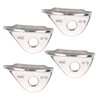 4 Pcs Climbing Hanger Stainless Steel Durable Rock Climbing Accessories