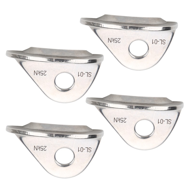 4 Pcs Climbing Hanger Stainless Steel Durable Rock Climbing Accessories