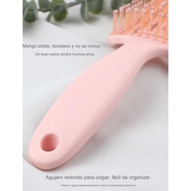 Anti Pull Hair Brush Detangling No Pull for Wet or Dry Hair for All Hair Types Men, Women and Kids (Yellow)