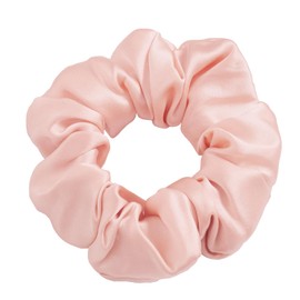 SALE!! 100% Pure Mulberry Silk Hair Scrunchies16 Momme silk scrunchies 100% Silk Hair Scrunchies Silk Hair Ties for Women Girls Curly Thick Thin Hair Women's Black Satin Sleep (1, 04 pink)