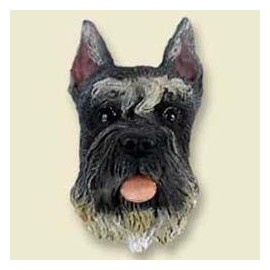 Conversation Concepts Schnauzer Uniquely Designed and Hand Painted Magnet - Resin