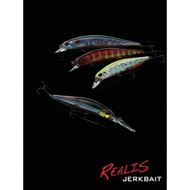 Realis Duo Realis Jerkbait 100mm/3.9": Fishing Lure for Variety of Fish with Treble Hooks, Suspending/Sinking Type Hardbody Baits : Made in Japan (BK Ayu)