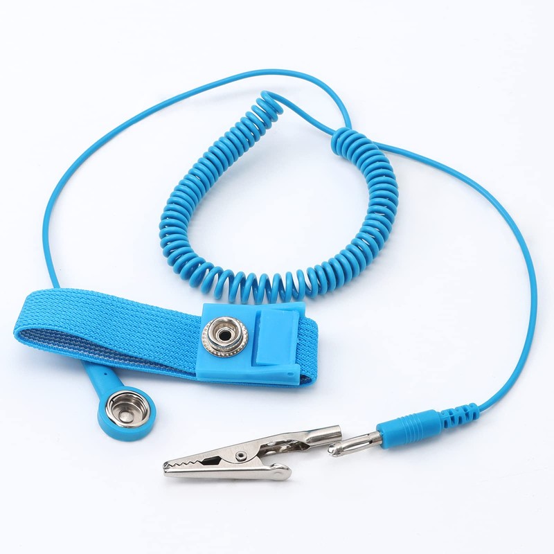 STREBITO Anti Static Wrist Strap, 11" Antistatic Wrist Band Grounding