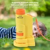 Handheld Microscope Yellow Comfortable Square Handle LED Light Pocket Microscope