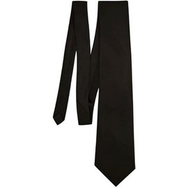 LEGEND 295 Funeral Tie - Mens Black Tie For Funeral Wear
