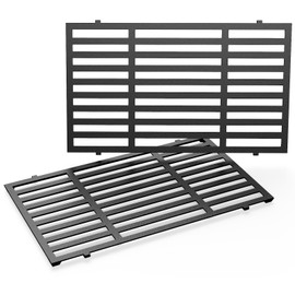 7637 Grill Parts for Weber Spirit E210, 17.5 Inch Grill Grates for Weber Spirit E210, E220, S210, S215 with Front Control,Replacement Parts for Weber Spirit 200 & GS4 Spirit II E210, Spirit II E220