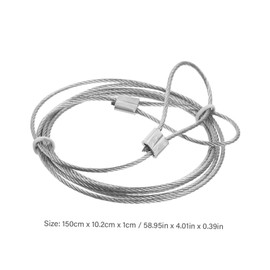 Zerodeko 1 Set Alligator Photo Clips with Hanging Wire for Displaying Pictures Memos Cards for Wall Art Decor at Parties Festivals