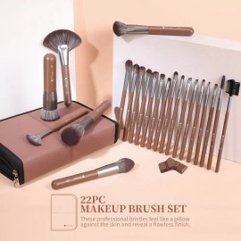 Ducare Brochas Beauty Creations Con Bolsa 22 Piezas Original
